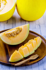 Cantaloupe fresh fruit