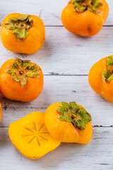 Persimmon fresh fruit from Asia