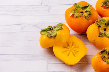Persimmon fresh fruit from Asia