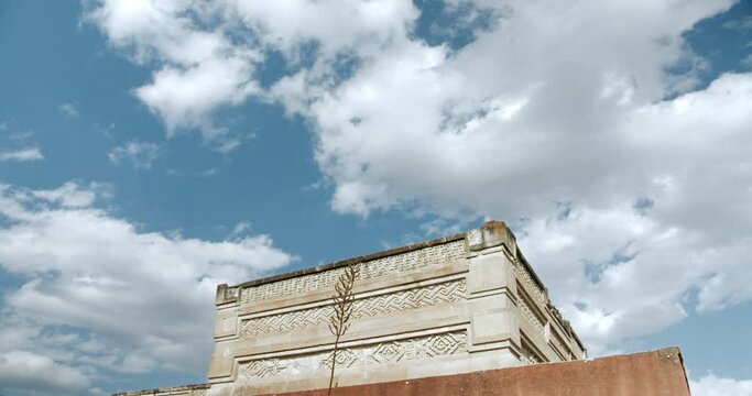 The ancient and incredible Archaeological Site of Mitla in Oaxaca Mexico
