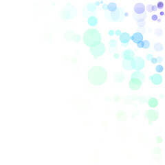 Bubbles Circle Dots Unique Colorful Bright Vector Background