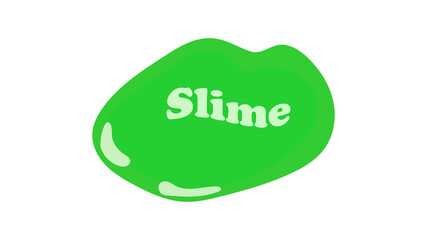 Slime vector. Vector image of a popular antistress toy slime.