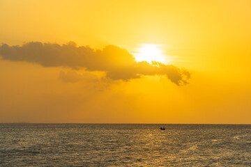 sunrise over the sea