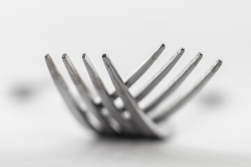 Forks Overlaid with Soft Focus