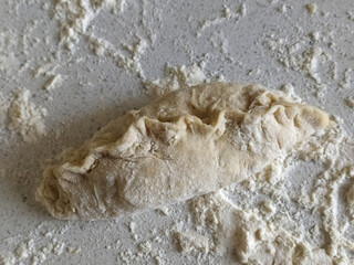 Making sorrel pies made from coarse whole grain flour. Instructions, step 5. Mobile photo.