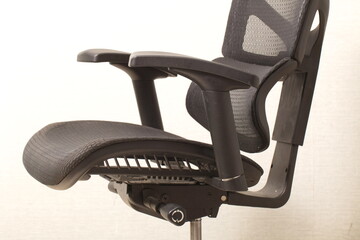 office ergonomic chair with mesh coating.