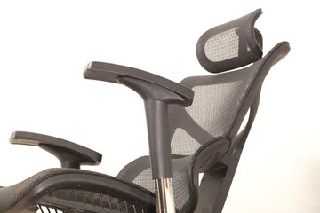 office ergonomic chair with mesh coating.