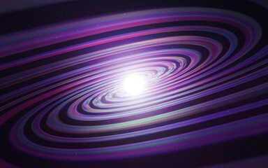 Dark Purple vector template with space stars. Modern abstract illustration with Big Dipper stars. Template for cosmic backgrounds.