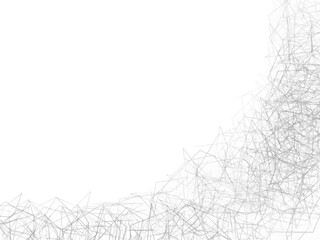 モノクロの抽象的なイラスト