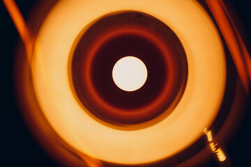 Abstract round light and line rays background.