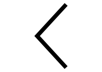 Left arrow icon, Left arrow icon vector, in trendy flat style isolated on white background. Left arrow icon image, Left arrow icon illustration