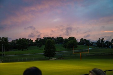 High School football stadium 