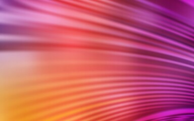 Light Pink, Yellow vector pattern with wry lines. An elegant bright illustration with gradient. Pattern for your business design.