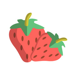 strawberry icon vector illustration design