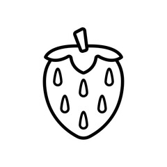 strawberry icon vector illustration design