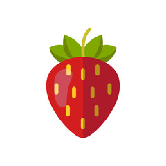 strawberry icon vector illustration design