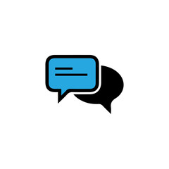 Naklejka premium Speech bubble icon vector illustration