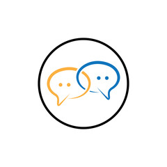 Speech bubble icon vector illustration