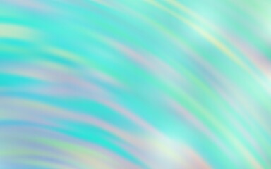 Light BLUE vector texture with bent lines. Colorful abstract illustration with gradient lines. Brand new design for your ads, poster, banner.