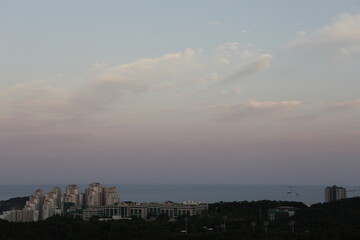 울산 타워에서 본 표현입니다.