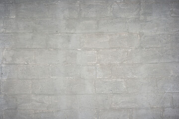 gray whitened bricks wall texture or background