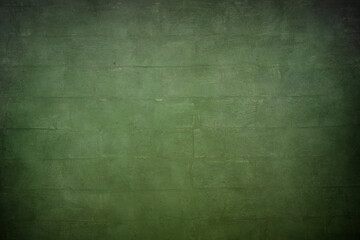 Fototapeta na wymiar old green bricks wall texture or background