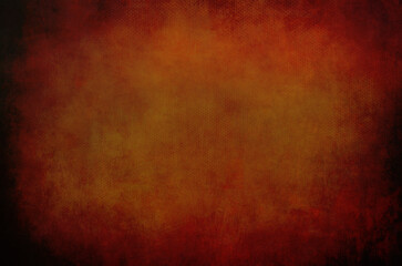 red abstract canvas background or texture with