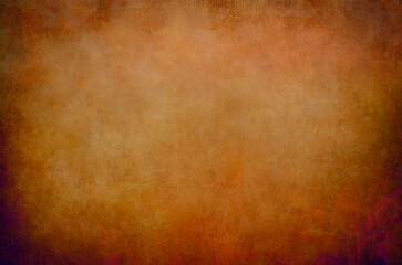 orange abstract canvas background or texture with