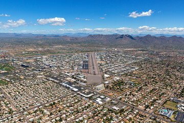 Approaching Scottsdale, Arizona Airport