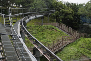 모노레일 풍경 입니다.