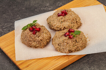 Georgian cuisine - pkhali from beans