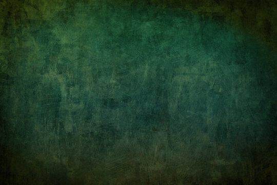dark green grunge texture or background