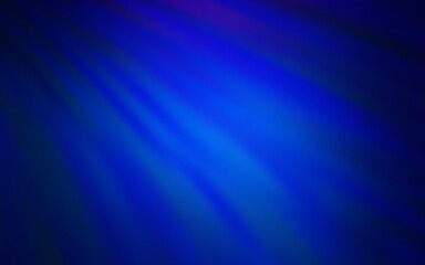 Dark BLUE vector layout with flat lines. Lines on blurred abstract background with gradient. Pattern for your busines websites.