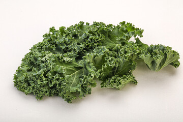 Fresh green Cale Cabbage leaf