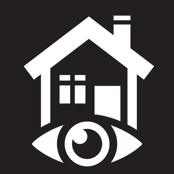 Home Monitoring, Surveillance System Icon