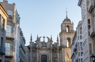 Fototapeta premium Catedral de Ourense y alrededores