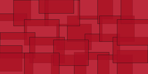 abstract red square on background