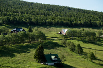 polish mountains, view, mountain landscape