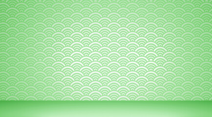 Japanese background floor and wall background. 3D rendering