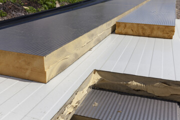 insulation panels on stack