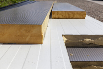 insulation panels on stack