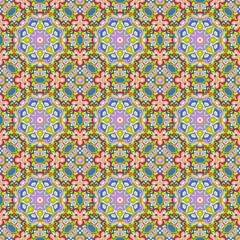 Vector abstract ethnic hand drawn background