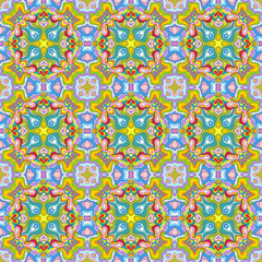 Vector abstract ethnic hand drawn background