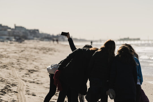 amigas en la playa