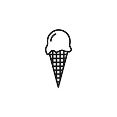 Ice cream icon vector illustration