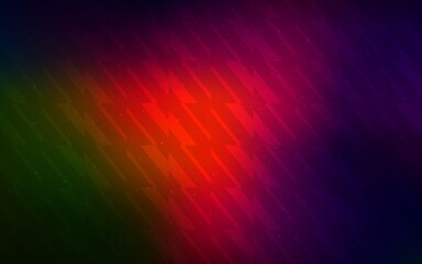 Dark Green, Red vector pattern with sharp lines. Blurred decorative design in simple style with lines. Pattern for ads, posters, banners.