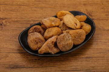 Dry sweet fig fruit heap