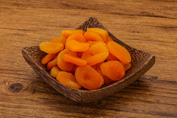 Sweet tasty dried apricot heap