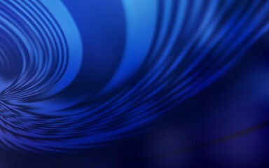 Dark BLUE vector template with curved lines. Colorful abstract illustration with gradient lines. Abstract style for your business design.