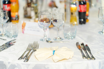 wedding table setting